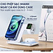 Đế Sạc Nhanh Không Dây Đa Năng 3in1 Remax RP-W53 - Hỗ Trợ Sạc Nhanh Lên Đến 15W - Hàng Chính Hãng
