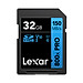 Thẻ nhớ 32GB/ 64GB SDHC/ SDXC Lexar 800X PRO UHS-I BLUE Series, tốc độ đọc lên đến 150Mb/s - HÀNG CHÍNH HÃNG