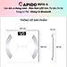 Cân sức khỏe và phân tích các chỉ số cơ thể Rapido RSF02-S (Trắng) Không bluetooth - Hàng chính hãng