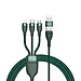 Cáp sạc đa năng 6 trong 1 Baseus Flash Series Two-for-three Data Cable U+C to M+L+C 100W LV874-Hàng chính hãng.