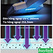 Máy hút bụi trên giường, sofa diệt khuẩn UV Tiross TS9305 - Độ rộng 22cm - 400W - Hàng chính hãng