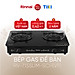 Bếp gas dương Rinnai RV-715Slim-SCH(VP) mặt bếp kính SCHOTT và kiềng bếp men - Hàng chính hãng.