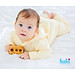 Bộ body sợi tre chần bông cho bé sơ sinh đến 1 tuổi HAKI BB015 (2.5-10kg) chất liệu cao cấp xuất khẩu Canada siêu mềm mịn, ấm áp, nhẹ, thoáng khí. Set áo liền quần thu đông có mũ (có video thật)