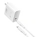 Bộ cóc củ dây sạc nhanh 65W USB C kèm dây Type C to Type C 60W PPS chống cháy hiệu WIWU GAN ESSEN Fast Charger cho iPhone 6 15 14 13 12 11 ProMax cho iPad Pro Air 10.2 9.7 10.5 11 12.9 13 inch S24 S25 cho Macbook cho Laptop Find Flip Fold - Hàng nhập khẩu