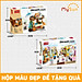 Bộ đồ chơi lắp ráp ghép mô hình xe đồ ăn thông minh cho bé MySun