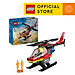 LEGO CITY 60411 Đồ chơi lắp ráp Trực thăng cứu hỏa (85 chi tiết)