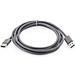 Dây USB 3.0 đực sang đực mạ vàng dài UGREEN US116 (Đen) - Hàng chính hãng
