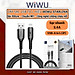 Dây cáp sạc nhanh 2.4A USB-A to L cho iPhone / iPad Hiệu WIWU Starlink - Chuẩn sạc MFI, chống rối, đầu cáp siêu bền, công nghệ AI chống cháy nổ iP 7 8 X Xs Max 11 12 13 14 Pro Max Plus iPad Air Mini - Hàng nhập khẩu