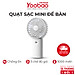Quạt sạc mini để bàn làm việc YOOBAO F3 6000/3000mAh - Có thể chạy 32 giờ - Hàng chính hãng Bảo hành 12 tháng 1 đổi 1