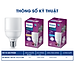 Bóng đèn Philips LED Bright E27 bảo vệ mắt, ánh sáng vàng, ánh sáng trắng (01 bóng)