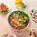 Nồi Lẩu Điện Mini 26cm Bếp Ăn Lẩu Đa Năng Dành Cho Gia Đình Phù Hợp Với 2-3 Người - Hàng Nhập Khẩu