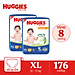 Combo 2 Tã/bỉm quần HUGGIES SKINCARE MEGA JUMBO size XL 84+4 miếng