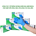 Găng Tay Cao Su Y Tế Size XS Không Bột Nitrile TTGLOVES Màu Xanh (100 Chiếc)