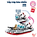 Đồ chơi xếp hình, lắp ráp tàu chiến Qman 1720 - Cuộc xung đột bờ biển (235 mảnh ghép)