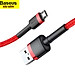 Cáp sạc  Baseus Cafule Micro USB 2.4A nhanh truyền dữ liệu tốc độ cao cho CAMKLF- Hàng chính hãng