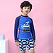 Đồ Bơi Bé Trai Tay Dài Chống Nắng Họa Tiết Blue Dolphin BB036 MayHomes Thun Lạnh Co Giãn Và Không Phai Màu