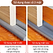 Miếng xốp KG18 bọc chân cửa chắn gió chống bụi, ngăn tiếng ồn, côn trùng cách âm chống kẹt chân kt 93X9.6cm - Hàng chính hãng