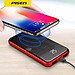 Sạc Dự Phòng Không Dây Pisen Wireless Charging  8000mAh ( Mặt kính, 2x USB Smart, Fast, Micro, LCD)- (TS-D252), hàng chính hãng