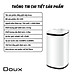 MÁY GIẶT SẤY MINI DOUX 12 CHỨC NĂNG LUX DX-1335 BẢN NÂNG CẤP 2023 CÓ CHỨC NĂNG SẤY HÀNG CHÍNH HÃNG
