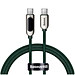 Cáp sạc nhanh Baseus C to C 100W màn led, Cáp sạc nhanh 100W Baseus Display Fast Charging Data Cable Type C to C 100W (20V/5A) - Hàng chính hãng