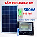 Đèn  Năng Lượng Mặt Trời ,Đèn Pha Năng Lượng Mặt Trời IP67,Vỏ Nhôm Đúc, Sáng Liên Tục 500W Chống Nước Cao Cấp  nhập khẩu