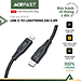Cáp Acefast USB-C to Light.ning dài 0.3m - DC3-01 Hàng chính hãng Acefast