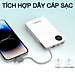Pin dự phòng Magnetic 3in1 công suất 22.5W Choetech B696 dung lượng 20000mAh tích hợp cáp iP và Type C (Hàng chính hãng)