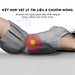 Đệm kê lưng chống thoát vị đĩa đệm EMA tích hợp massage rung & chườm nóng, gối kê lưng giảm đau lưng, tăng tuần hoàn máu