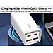 Bộ Sạc Nhanh 65W LDNIO A4610C 4 Cổng - Giải Pháp Sạc Toàn Diện Cho iP, Laptop, Tablet - Hàng nhập khẩu