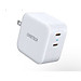 Củ sạc Choetech PD6009 nhanh 2 cổng Type C 40w (Hàng Chính Hãng)