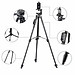 Tripod, chân đế điện thoại, máy ảnh 3 chân TTX-6218 kiêm giá đỡ có remote bluetooth điều khiển từ xa - Hàng chính hãng