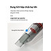 Máy hút bụi cầm tay mini Locknlock ENV136WHT Mini vacuum cleaner - 14V, 500mA, 75W - Dung tích 0.5L- Hàng chính hãng