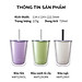 Ly nhựa 2 lớp Bubble Tea Cold Cup LocknLock HAP529 - Kèm ống hút - Dung tích 720ml