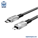 Cáp sạc hàng chính hãng WiWU Cyperlink Type-C to L Wi-C077 dây dù nylon siêu bền, truyền đẫn ổn định