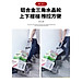 Xe đẩy hàng gấp gọn leo cầu thang 6 bánh, xe kéo hàng gấp gọn gia đình đa năng giá rẻ