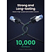 Cáp mạng Cat8 đúc sẵn bọc dù dài 10M Ugreen 30795 hàng chính hãng