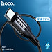 Cáp Sạc Nhanh Hoco X2 Max 3A Dây Dù Cổng Micro Dài 1M - Hàng Chính Hãng