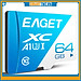 Thẻ nhớ micro 64Gb ET-T1 EAGET Class 10 80Mb/s - Hàng chính hãng