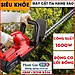 Máy cắt tỉa hàng rào cắt cây cảnh LAPUSEN 199V Chính hãng - Động cơ lõi đồng 100% -1800W chân pin phổ thông 4cm