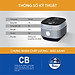 Nồi cơm điện tử cao tần Bluestone 1.5 lít RCB-5995 - Hàng chính hãng