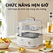 Nồi lẩu hấp thủy nhiệt Mishio MK382 khay hấp inox 304 - Hàng chính hãng