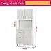 Tủ đựng đồ phòng bếp thiết kế đẹp SMLIFE Dauphin