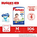 Tã/bỉm quần Huggies Skin Care Mega Jumbo M102+4 miếng với tràm trà dịu da
