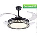 quạt trần trên nhà đèn dấu cánh hiện đại,3 cơ chế ánh sáng, cách t