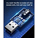 Thiết bị thu phát âm thanh Usb bluetooth 5.0 đa chức năng jack cắm 3.5mm cho loa, Tivi, máy tính, laptop, xe ô tô tặng kèm que chọc sim, Hàng Chính Hãng