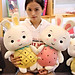Gấu Bông Thỏ Trái Cây Siêu Mềm Mịn Siêu Đáng Yêu (25cm---->60cm) Vải Miniso 4 Chiều Mềm Mại Êm Ái, An Toàn Cho Người Sử Dụng