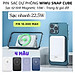 Pin sạc dự phòng không dây hỗ trợ Magnetic từ tính sạc nhanh 22.5W dung lượng 10.000 mAh trang bị cổng PD Type C hiệu WIWU Snap Cube - Thiết kế nhỏ gọn, trang bị giá đỡ, nhiều màu sắc đa dạng - Hàng nhập khẩu
