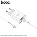 Bộ sạc Hoco C81A sạc nhanh 2.1A Max - Hàng Chính Hãng 1 cổng sạc Usb to lai ning  chất liệu PVC an toàn Pon Case