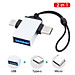 Đầu Chuyển Đổi OTG Cổng Type-C Sang USB 3.0 - Chất Liệu Vỏ Kim Loại Cáp OTG USB Type C to USB 3.0 Đầu Chuyển Đổi USB OTG Type C Tốc Độ Cao Tương Thích Với Điện Thoại Máy Tính Type C Micro Usb sang Usb 3.0 cao cấp tiện dụng Hàng Nhập Khẩu