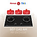 Bếp gas âm đầu đốt trong Rinnai RVB-2SCHi(SB) mặt bếp kính SCHOTT và kiềng bếp gang - Hàng chính hãng